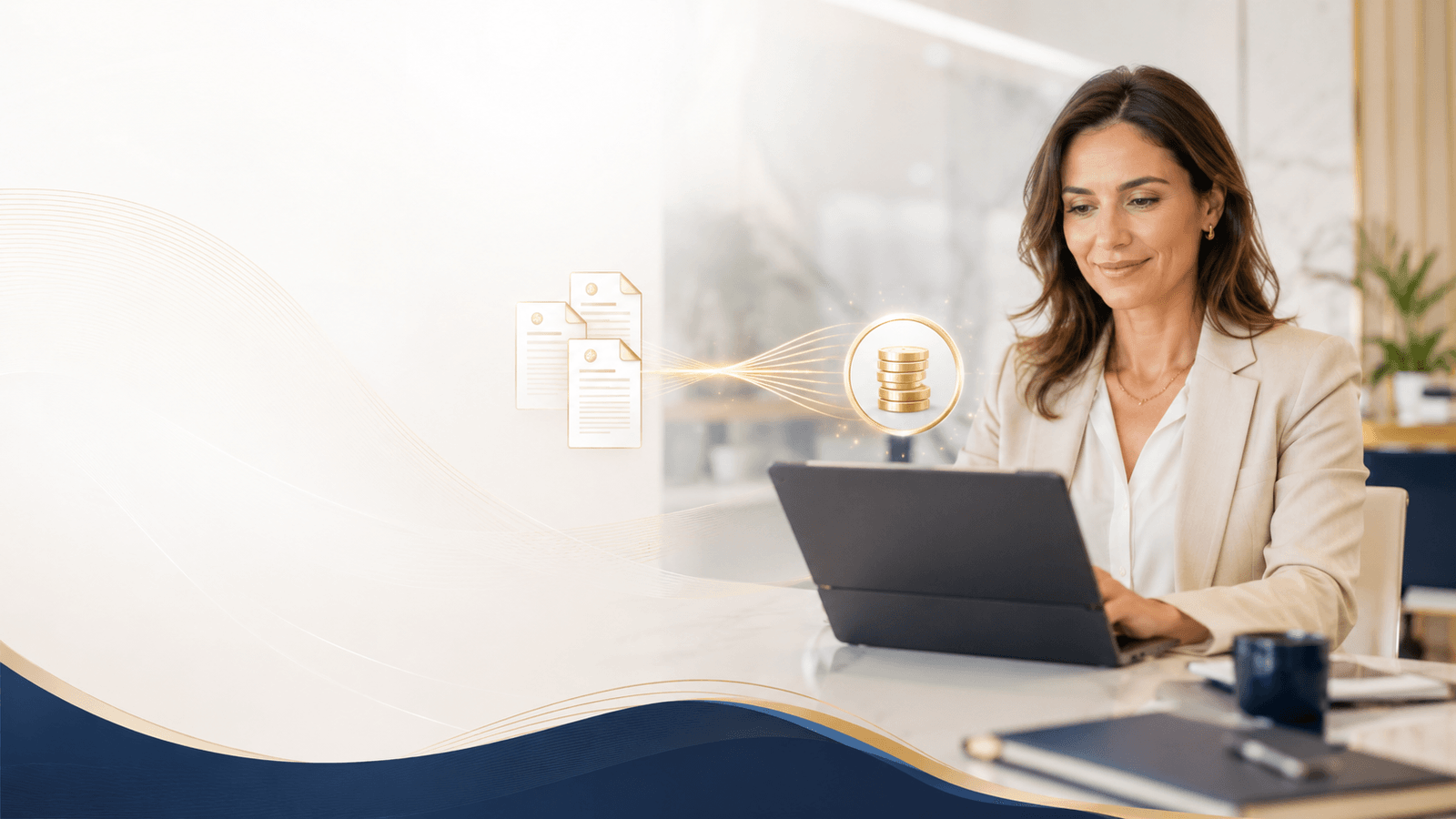 Documentos sendo convertidos em capital